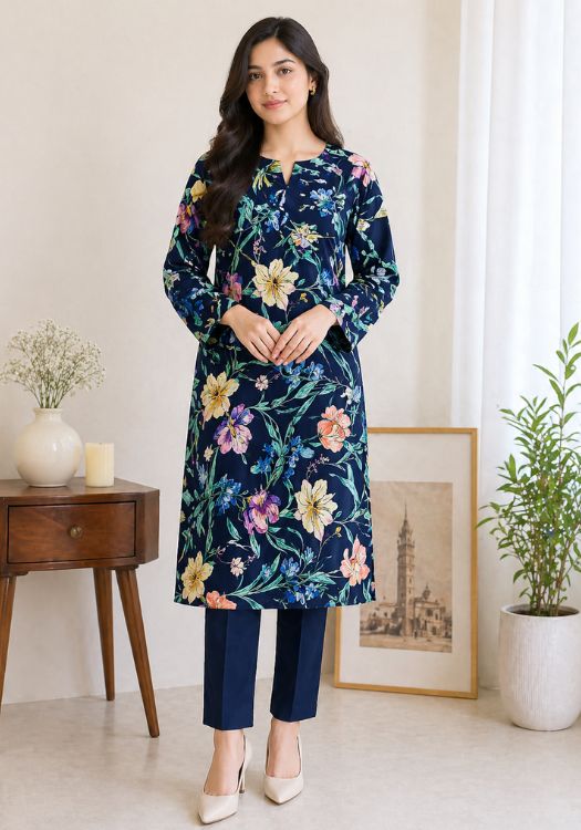 Floral Lawn 2-Piece Suit